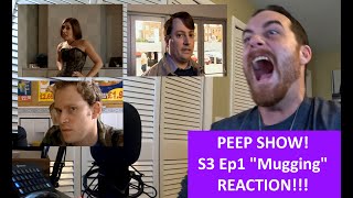 American Reacts  PEEP SHOW  Mugging Season 3 Episode 1  REACTION [upl. by Yhprum]