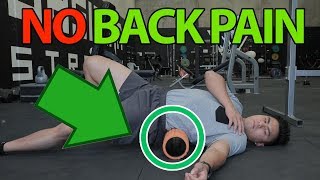 5 Best Ways To Foam Roll The Lower Back  Muscle Massage Release [upl. by Einaffets]