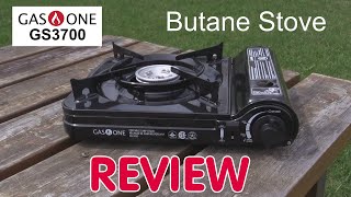 GasOne GS3700 Butane Stove Review [upl. by Llegna727]