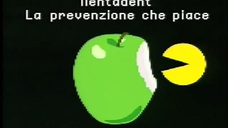 Mentadent White Action  PacMan  Pubblicità Italiana 2001 [upl. by Audsley271]