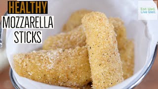 Homemade Keto Mozzarella Sticks  Low Carb  Gluten Free [upl. by Hakon]