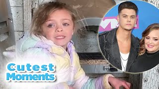 Teen Mom OGs Tyler and Catelynn Baltierra Kids Novalee Reigns Cutest Moments [upl. by Nahn]