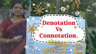 Denotation Vs Connotation [upl. by Adrianna]