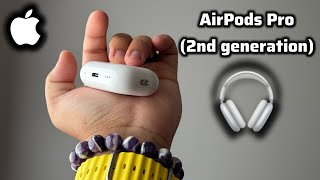 AirPods Pro 2nd generation with MagSafe Charging Case USB‑C  Unboxing and Mic Testing [upl. by Younger]