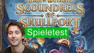 Lords of Waterdeep Scoundrels of Skullport Erweiterung  Anleitung amp Rezension  SpieLama [upl. by Troyes]