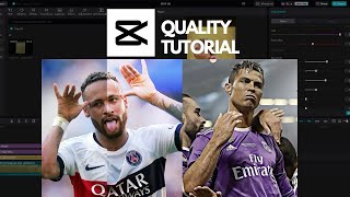 Easy Capcut Quality Tutorial 🔥 [upl. by Gurney]