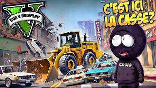 UN BULLDOZER TROLL GTA 5 RP [upl. by Mylander427]