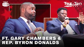 Rep Byron Donalds and Gary Chambers Clash on Education Crime Economy amp Race  Tez On Ten Live [upl. by Westney843]