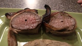 Venison Backstrap Recipe  Rub  Bacon  Preparing Deer Meat with no gamey taste [upl. by Signe]