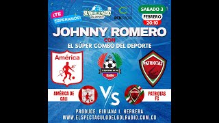 TRANSMISIÓN DE FÚTBOL EN VIVO  AMÉRICA DE CALI VS PATRIOTAS FC POR LIGA BETPLAY [upl. by Rehpotsirhcnhoj714]