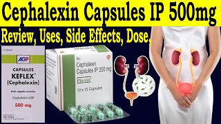 Cephalexin Capsules ip 500mg hindi  Cephalexin capsules ip 250 mg  Uses Side Effects Dose [upl. by Otrevogir]