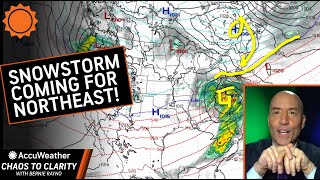 MidAtlantic  Northeast Snowstorm Coming  AccuWeather [upl. by Cohlette]