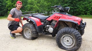 Seller Gave Up On This 350 Honda 4x4 ATV [upl. by Burnight]