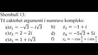 Shembull 13  Numrat kompleks [upl. by Isaacs]