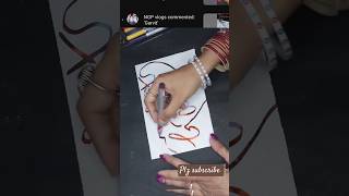 Garvit ✨️Lettering My Subscriber Name ✍️ Calligraphy Art lettering handwriting shorts shortsfeed [upl. by Oralia246]