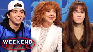 Weekend Update ft Heidi Gardner Marcello Hernández and Jane Wickline  SNL [upl. by Ardni430]