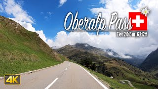 Scenic Drive across the Oberalp Pass in Switzerland 🇨🇭 Driving from Andermatt to Disentis [upl. by Norma]