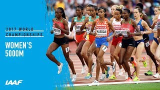 Womens 5000m Final  IAAF World Championships London 2017 [upl. by Kelula653]