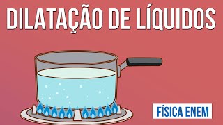 DILATAÇÃO DE LÍQUIDOS  Resumo de Física para o Enem [upl. by Sheilah]