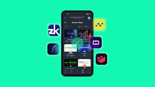 Connect Starknet dApps iPhone Lottie JSON animation [upl. by Birch387]