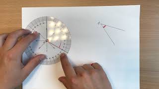 Hoeken meten met de koershoekmetergradenboog [upl. by Peppy]