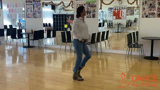 ELECTRIC SLIDE Line dance instruction [upl. by Haidabez]