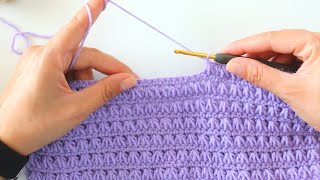 How To Crochet An Easy Blanket Stitch [upl. by Droc]