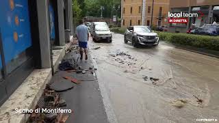 LIVE Chiavenna SO frana in frazione San Carlo bloccata la Statale 37 [upl. by Ajan]