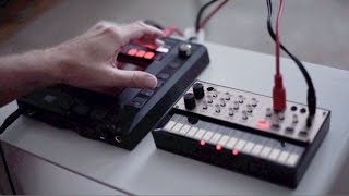 Korg Kaoss KP3 pad and Volca Keys  Live jam  Translunar  Coster Scott [upl. by Awuhsoj]