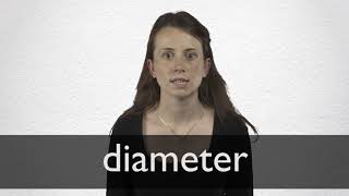 How to pronounce DIAMETER in British English [upl. by Ennaeel579]