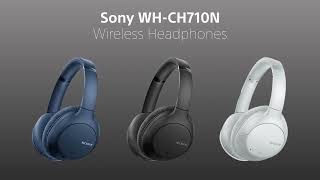 How To Set Up SONY WHCH710N Noise Cancelling Headphones Wireless Bluetooth Over Ear Headset [upl. by Harding217]