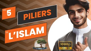 Les 5 piliers de lislam en Arabe amp Francais en ordre Rappel islam LE SAVOIR TV [upl. by Jovitta520]