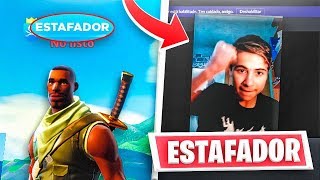 Me estafa 100€ y le acabo quitando su cuenta de Fortnite [upl. by Abran990]