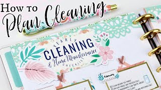 How to Plan Cleaning with a Yearly Cleaning Checklist  Planner Society Kit  Happy Planner Insert [upl. by Brendin]