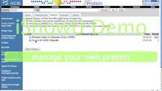 NCBI HOWTO use History and Links popout [upl. by Ahseiyk35]