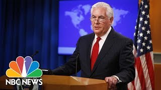 Rex Tillerson Delivers PostFiring Statement From The State Department  NBC News [upl. by Nicolette]