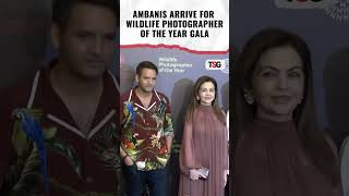 watch  Ambanis Attended ‘Wildlife Photographer of the Year’ Event in Mumbai viral shorts [upl. by Attenehs]