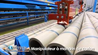 Solutech packaging systems automated core handling systems [upl. by Aneehsyt461]