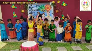 Winway House Of Montessori Sinhala Awrudu Dance 2024 [upl. by Ambrogio]