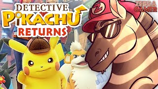 Detective Pikachu Reaction  Detective Pikachu Returns Nintendo Switch Trailer [upl. by Yorke561]