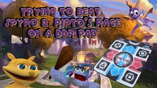 Trying to beat Spyro 2 Ripto’s Rage on a DDR Pad in 2024 World 1 [upl. by Odlaw238]