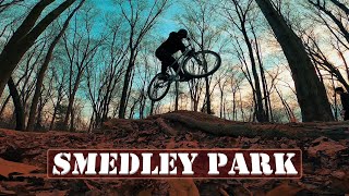 Mountain Bikes and Dirt Jumps at Smedley Park Springfield PA  A Day in the Life [upl. by Ahk]