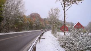 Snow in Northern Germany Nov 8th 2016 [upl. by Petersen]