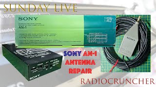 Sunday LIVE Sony AN1 active antenna repair [upl. by Arrat839]