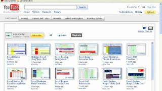 excelisfun Search for Excel Videos Playlists amp Download Workbooks [upl. by Isnan]