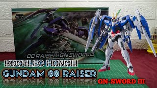 HG Bootleg Gundam 00 Raiser GN Sword III Hongli punya [upl. by Notnek870]