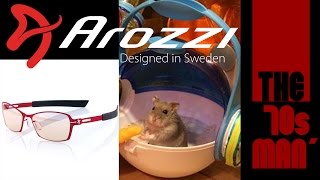 Hamster Chose Arozzi Gaming Glasses Winner [upl. by Ritz]