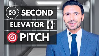 How To Create Your 30 Second Elevator Pitch  Elevator Pitch Formula and Example [upl. by Rosenkrantz]