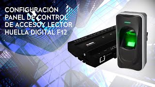 Configuración ZKTeco fr1200 y panel de control de acceso inbio 260 o 460 [upl. by Thevenot]