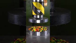 Candy Crush Vs 150 Ton Hydraulic Press Crushing 🍭🍬 shorts hydraulicpress satisfying candycrush [upl. by Rukna]